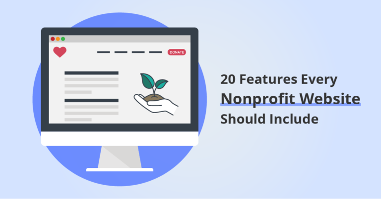 20 features every nonprofit website should include