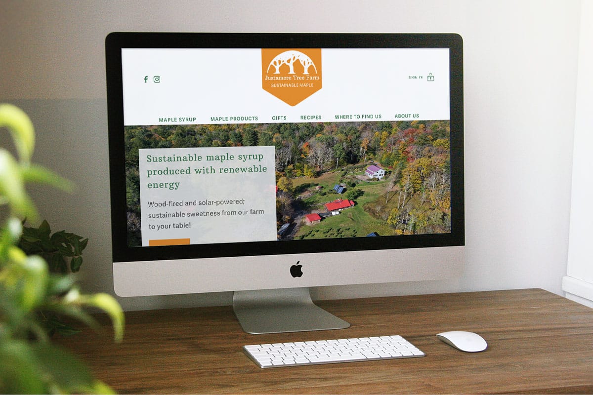 Justamere Tree Farm Website