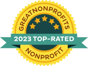 GreatNonprofits Top-Rated Badge (example)