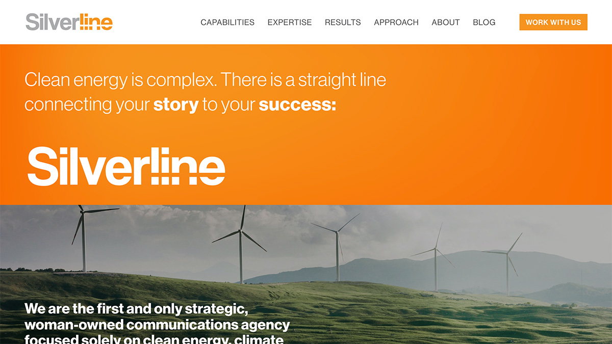 Website Screenshot: Silverline