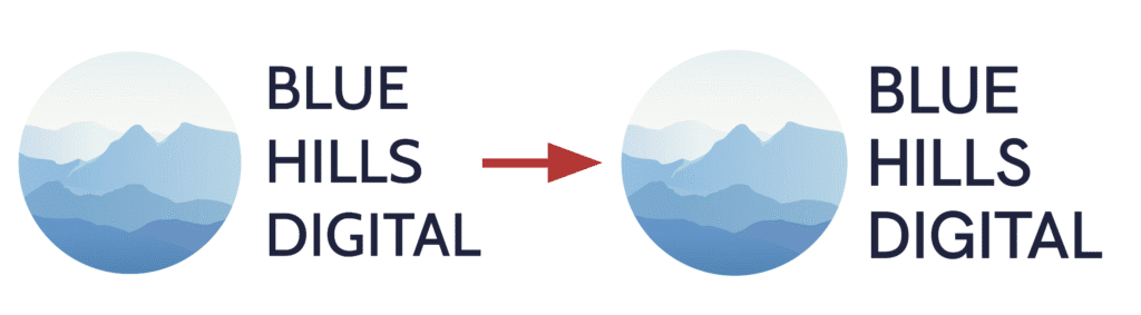 Old vs. new logo